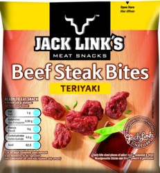 Jack Links Beef Steak Bites Teriyaki 25g