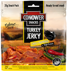 Conower Turkey Jerky Chili Paprika