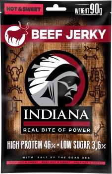Indiana Beef Jerky Hot Sweet 90g