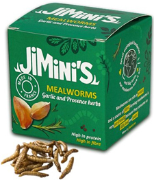 Jiminis Mealworms Garlic and Provence Herbs