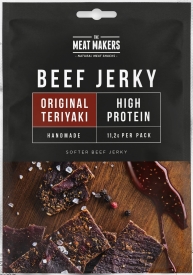 Meat Makers Beef Jerky Original Teriyaki